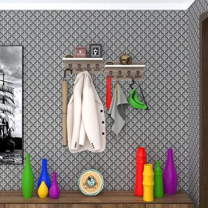 Elbise Askılığı Karayemiş2 Crd 26*076*12 Vestiyer Portmanto Askı Askılık 8 Adet Askı