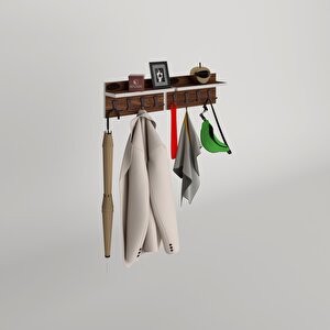 Elbise Askılığı Karayemiş2 Cvz 26*076*12 Vestiyer Portmanto Askı Askılık 8 Adet Askı