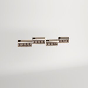 Kenzlife Elbise Askılığı Karayemiş4 Crd 26*152*12 Vestiyer Portmanto Askı Askılık 16 Adet Askı
