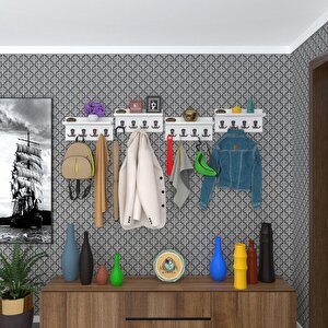 Elbise Askılığı Karayemiş4 Byz 26*152*12 Vestiyer Portmanto Askı Askılık 16 Adet Askı