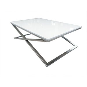 Orta Sehpa 13917 X St Çapraz Model Metal Nikelaj Ayak Parlak Boya Tabla El Yapım