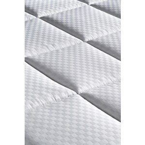 Star Yatak 140x200 Cm Çift Kişilik Nms Yaylı Saten Kumaşlı Full Ortopedik Sert Yatak Antrasit Bordür