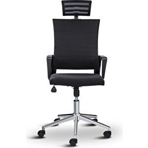 Rigel Başlıklı 55300 Metal Ayaklı Çalışma Koltuğu Ofis Sandalyesi