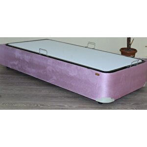 Baza Tay Tüyü Pembe 14190 Kumaş Model Dolgun Metal Çelik100*200 El Yapım