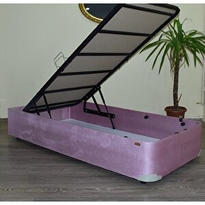 Baza Tay Tüyü Pembe 14190 Kumaş Model Dolgun Metal Çelik100*200 El Yapım