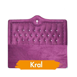 Başlık 14292 Alc Kral 150 Lik Tay Tüy Mürdüm Kapitone Çift Kişilik Başlık