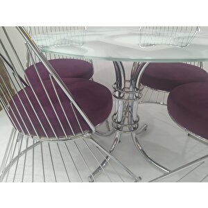 Masa 17311 Tel Sandalye Tk Metal Nikelaj  Ayak Japon Temper Kırılmaz Balık Sürü