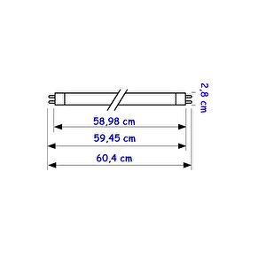 Master 18w/865 T8 Floresan Ampul Beyaz 60 Cm Floresan Lamba