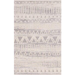 Halı Dora 1095 Gri Serisi Salon Oturma Yatak Odası Halısı 160x230 cm