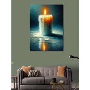 Kanvas Tablo Mum Işığı 100x140 cm