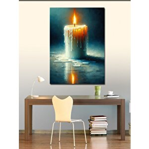Kanvas Tablo Mum Işığı 70x100 cm