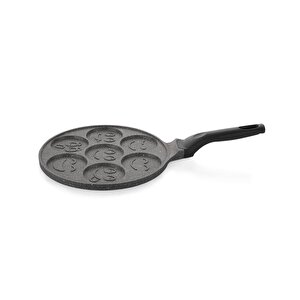 Granit Pankek Tavası 26 Cm Emojili Pankek Tavası