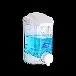 Tp-193 Hazneli Sıvı Sabunluk - Sıvı Sabun Dispenseri - Şampuan Aparatı - 400 Ml. - Şeffaf