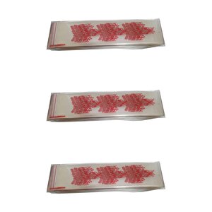 Çatal Kaşık Bıçak Poşeti - Afiyet Olsun Yazılı Baskılı - Şeffaf - 1 Kg. Lık 3 Paket