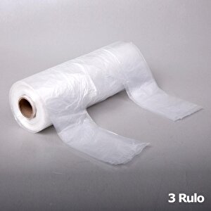 Arma Rulo Şeffaf Market Poşet Torba - Hışır Atlet Poşet -küçük Boy - 200 Adetlik 20 Rulo / Koli