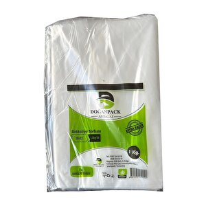 Doğanpack Şeffaf Naylon 5 Lik 30x52 Cm. Bakkaliye Poşeti Torbası - 3 Kg. - Ort. 265 Adet - 3 Paket