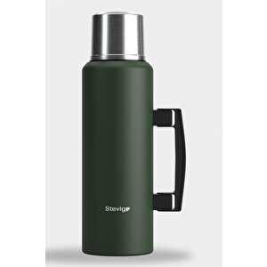 4 Camp Klasik Vakumlu Kulplu Çelik Termos 1.5 Lt. Green St-206