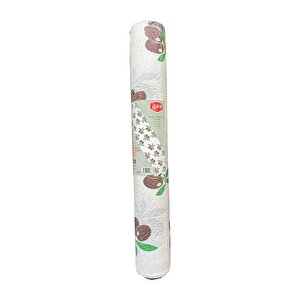 Roll-up Tek Kullanımlık Kağıt Laminelli Masa Örtüsü - 100x150 Cm. - Zeytin Desenli -16 Yaprak 1 Rulo