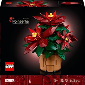 Icons Ponsetya 10370 - Yetişkinler Için Atatürk Çiçeği (poinsettia) Yapım Seti (608 Parça)