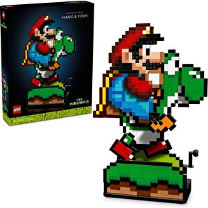 Super Mario World: Mario Ve Yoshi 71438 - Yetişkinler Için Sergilenebilir Koleksiyonluk Yapım Seti (1215 Parça)