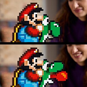 Super Mario World: Mario Ve Yoshi 71438 - Yetişkinler Için Sergilenebilir Koleksiyonluk Yapım Seti (1215 Parça)