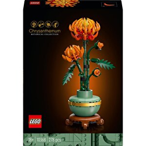 Lego Icons 10368  Krizantem - Yetişkinler Için Dekoratif Kasımpatı Çiçeği Yapım Seti (278 Parça)