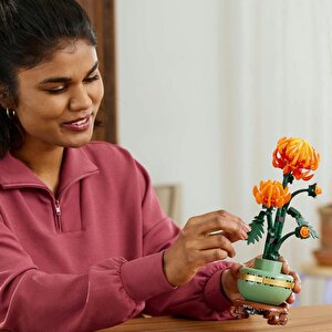 Lego Icons 10368  Krizantem - Yetişkinler Için Dekoratif Kasımpatı Çiçeği Yapım Seti (278 Parça)