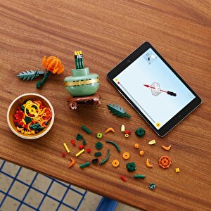 Lego Icons 10368  Krizantem - Yetişkinler Için Dekoratif Kasımpatı Çiçeği Yapım Seti (278 Parça)