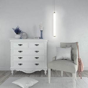 Sarkıt Led Polikarbonlu Avize Tubex 60cm 48 Watt