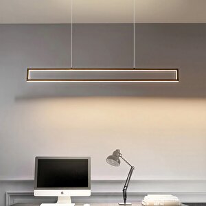 Alex Sarkıt Led Avize 120*17cm 50 Watt Siyah