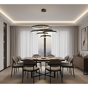 Sphere Sarkıt Lamba 75*40 Cm 108 Watt