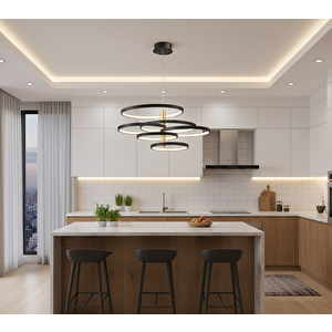 Sphere Sarkıt Lamba 75*40 Cm 108 Watt