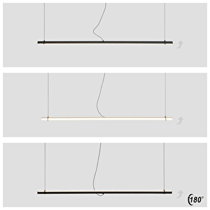 Led Sarkıt U Avize 120 Cm 22 Watt