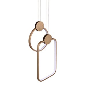 Circled Sarkıt Led Avize 50*40cm  36 Watt
