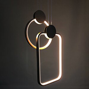 Circled Sarkıt Led Avize 50*40cm  36 Watt