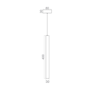 Sarkıt Led Avize Soul Pipe 30*30 Mm 2 Watt