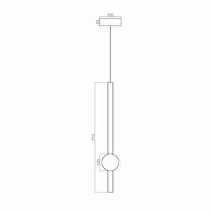 Torc Metal-cam Sarkıt 50cm 20 Watt