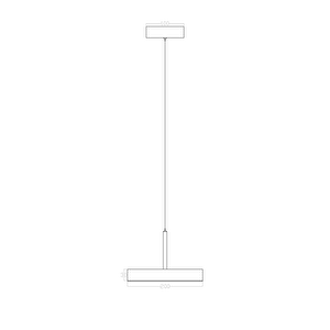 Yatakbaşı Sarkıt Led Avize Salut Ø20cm 9 Watt