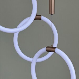 Pungent Sarkıt Led Avize 25 Cm 34 Watt - Dimmer Kumandalı