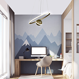 Satürn Sarkıt Led Avize Ø40cm 30 Watt