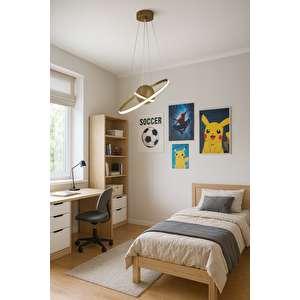 Satürn Sarkıt Led Avize 40 Cm 30 Watt