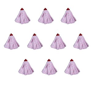 Wellsoft Tesa Yedek Mop / Islak Mop / Paspas Ucu / Püskül - Mikrofiber - 10 Adet
