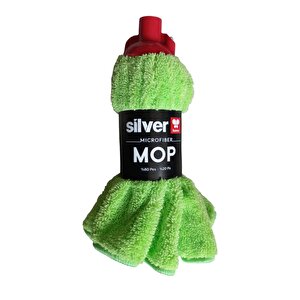 Silver Home Mikrofiber Jumbo Boy Islak Mop - 105x55 Cm. - Yedek Mop Paspas Ucu Başlığı - 1 Adet