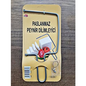 Geseus Beyaz Peynir Kaşar Peynir Dilimleyici Paslanmaz Çelik 2ad Yedek Telli