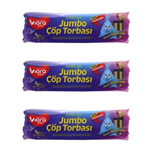 Viora Mavi Özgürlük Kokulu Mavi Çöp Torbası Poşeti / 72 X 95 Cm. - 7 Adetlik 3 Rulo