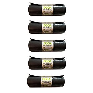 Ecoplast Jumbo Boy Siyah Çöp Torbası Poşeti - 700 Gr. - 90 Litre - 80 X 110 Cm / 10 Adetlik 5 Rulo