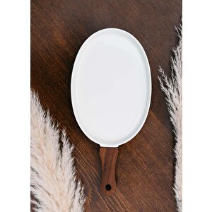 The Mia Woody Porselen Servis 40x20 Cm