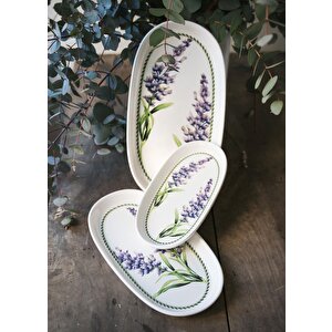 Provence Lavanta Oval Servis 2li 26 Cm