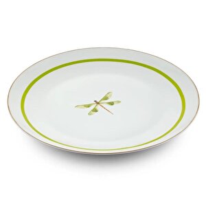 The Mia Kelebek Desenli Porselen Blossom 6’lı Pasta Tabağı  Dnr0040