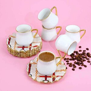 Glore Zarif Chain Kahve Seti 12 Parça – 22151